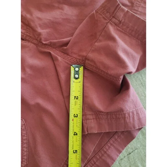 Columbia Women’s Coral Shorts 4" inseam Size 12 Button Zip Closure Spring Summer - Picture 14 of 14